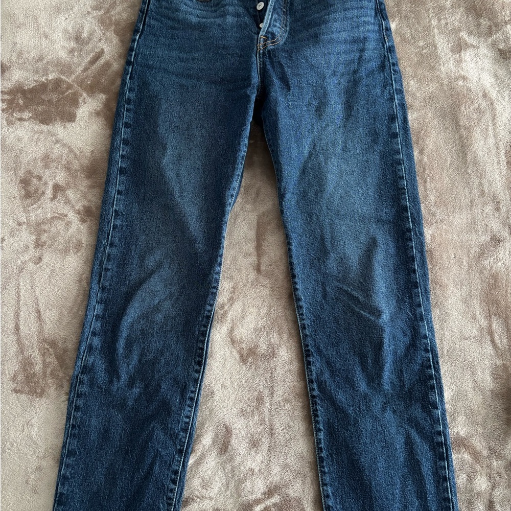 Levi's Women's Straight Leg Blue Jeans